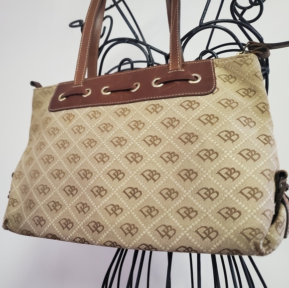 Dooney & Bourke- Vintage Monogram Shoulder Bag with Custom Dr Pepper Patchwork - Picture 5 of 7